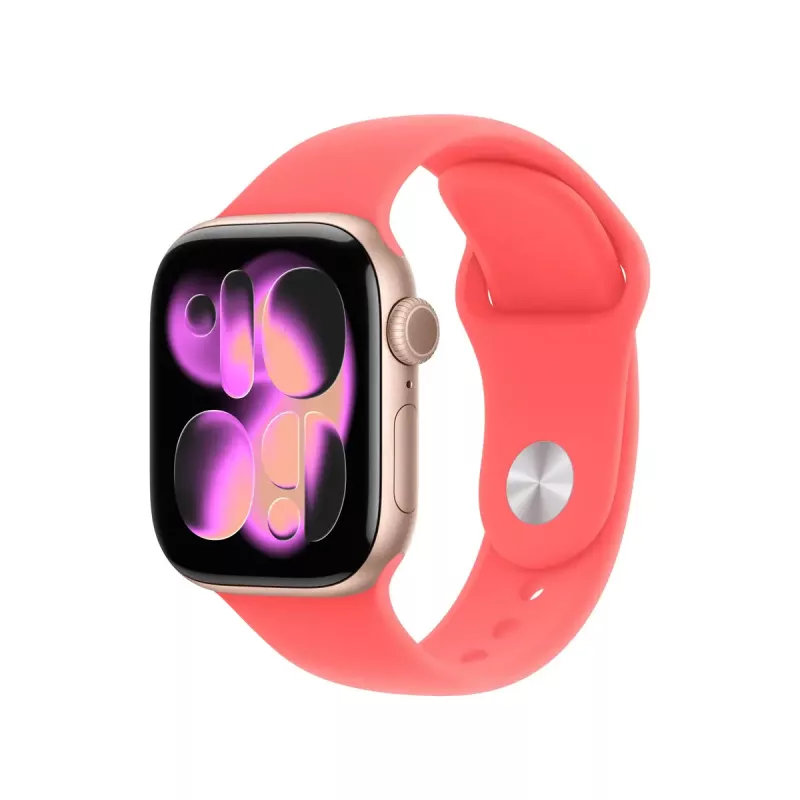 Spordirihm Apple Watch 42mm jaoks — Bright Guava (S/M), randmele 130–180 mm