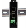 Ethernet PoE Gigabit süstija Exsys EX-6007POE-WT — 1×Gigabit RJ45, PoE, 12–24V klemmliist