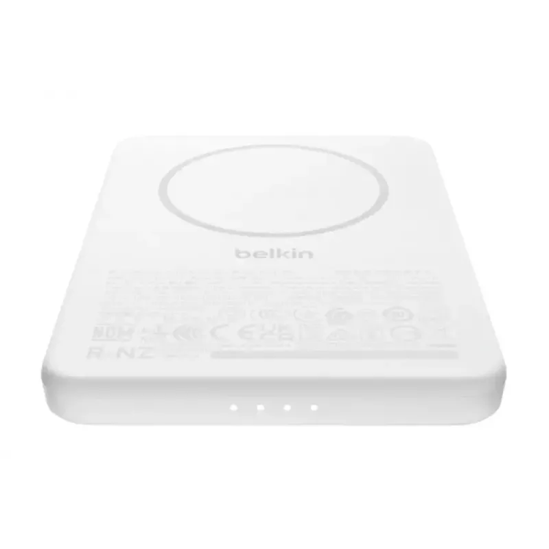 Akupank Belkin BPD010hqWH 5000 mAh, juhtmevaba laadimine 7,5 W, USB-C, valge