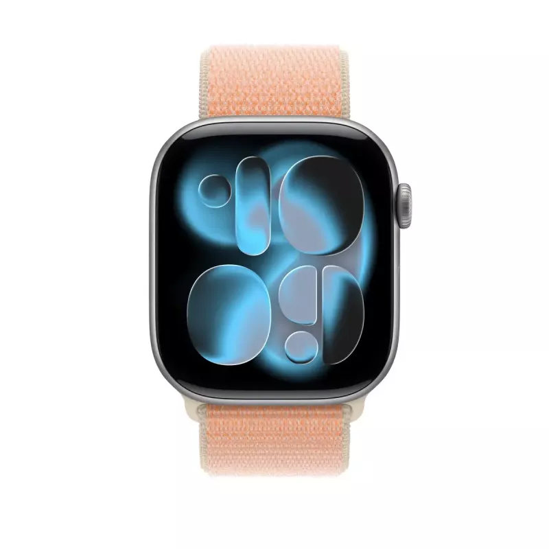 Apple 46mm Cantaloupe Sport Loop rihm, oranž, 46mm Apple Watchile