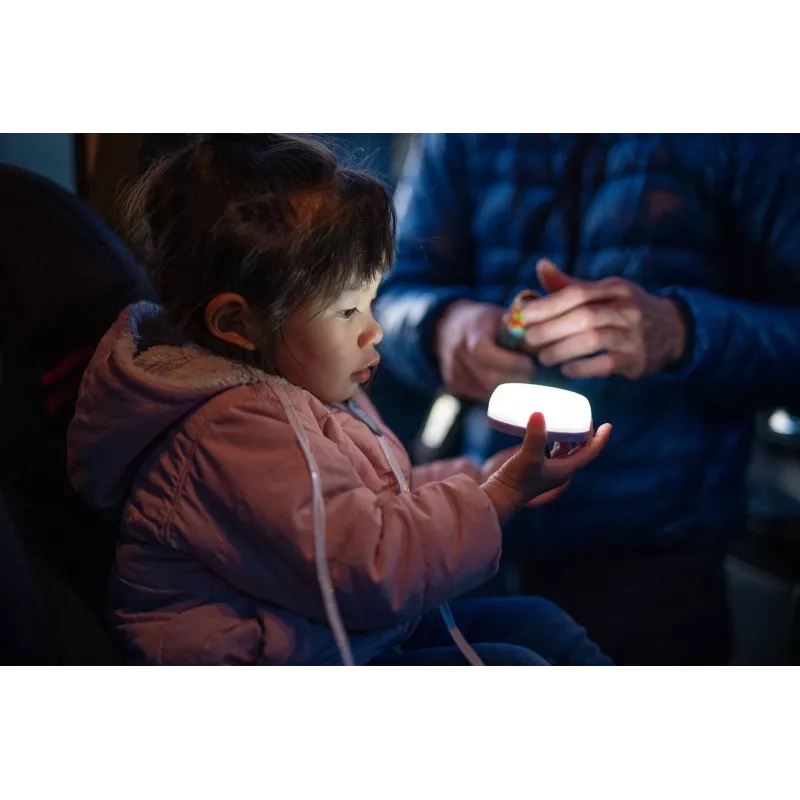 Patareitoitel laagrilatern Ledlenser Kidcamp6 — LED RGB, 60 lm, AAA, ABS-korpus, 95 g