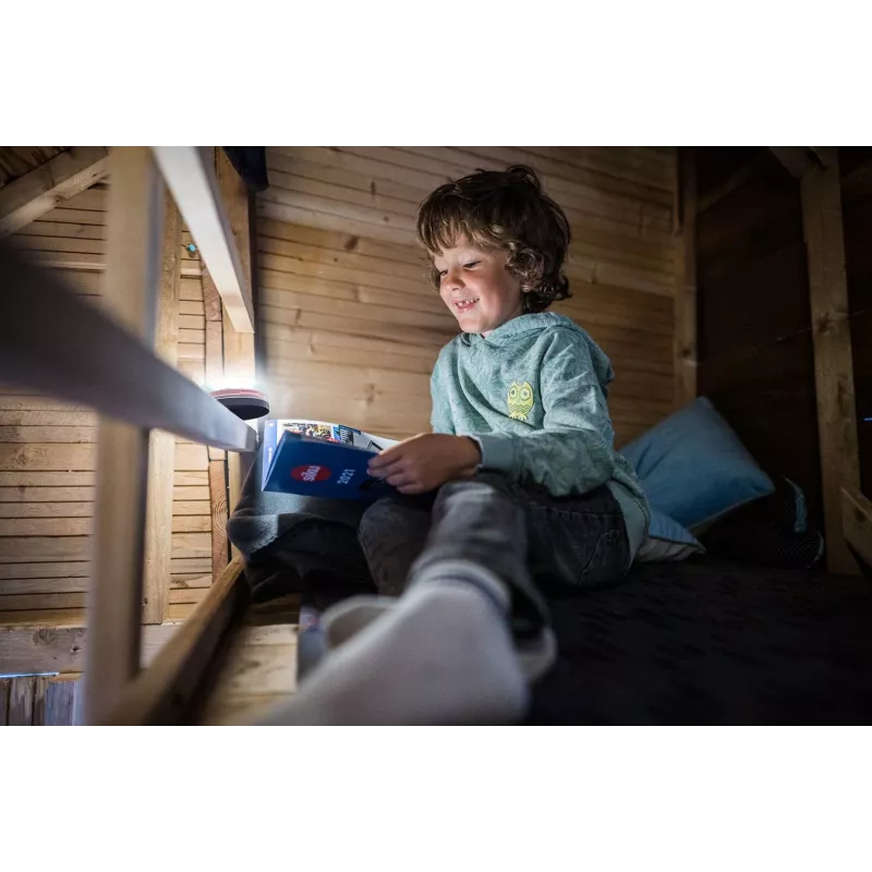 Patareitoitel laagrilatern Ledlenser Kidcamp6 — LED RGB, 60 lm, AAA, ABS-korpus, 95 g