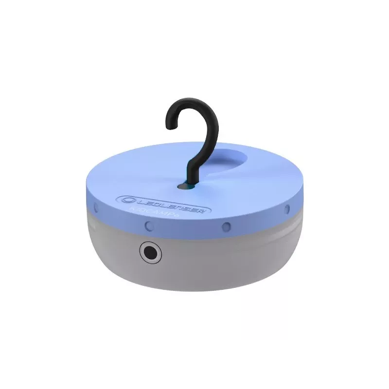Patareitoitel laagrilatern Ledlenser Kidcamp6 — LED RGB, 60 lm, AAA, ABS-korpus, 95 g