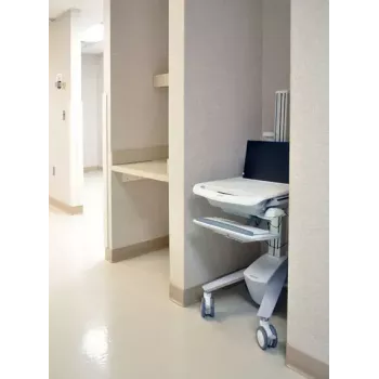 Multimeedia sülearvutikäru ERGOTRON StyleView EMR SV41-6100-0 — valge, alumiinium/plast, 51 cm kõrguse reguleerimine, 26 kg