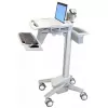Multimeedia sülearvutikäru ERGOTRON StyleView EMR SV41-6100-0 — valge, alumiinium/plast, 51 cm kõrguse reguleerimine, 26 kg