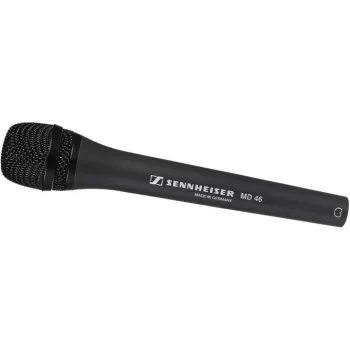 Sennheiser MD 46 käeshoitav dünaamiline reporterimikrofon, kardioidne suunatundlikkus, MD 46