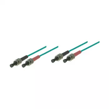 patch-kaabel LWL Duplex OM3 (mitmemoodiline, 50/125) ST/ST, LSZH, 3m, Good Connections®