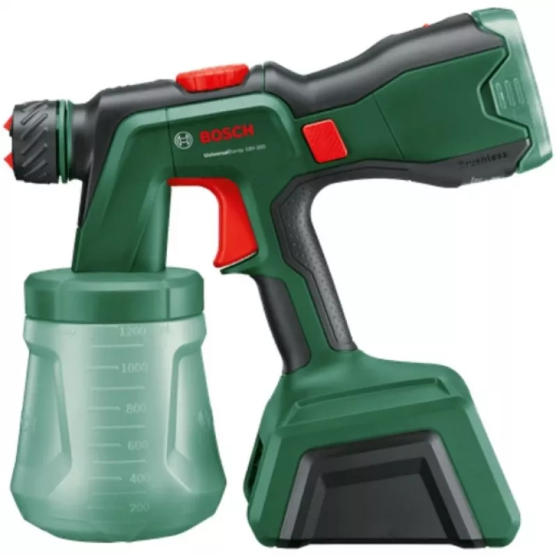 Akupihustuspüstol UniversalSpray 18V-300 solo (roheline, ilma akuta ja laadijata, POWER FOR ALL ALLIANCE)