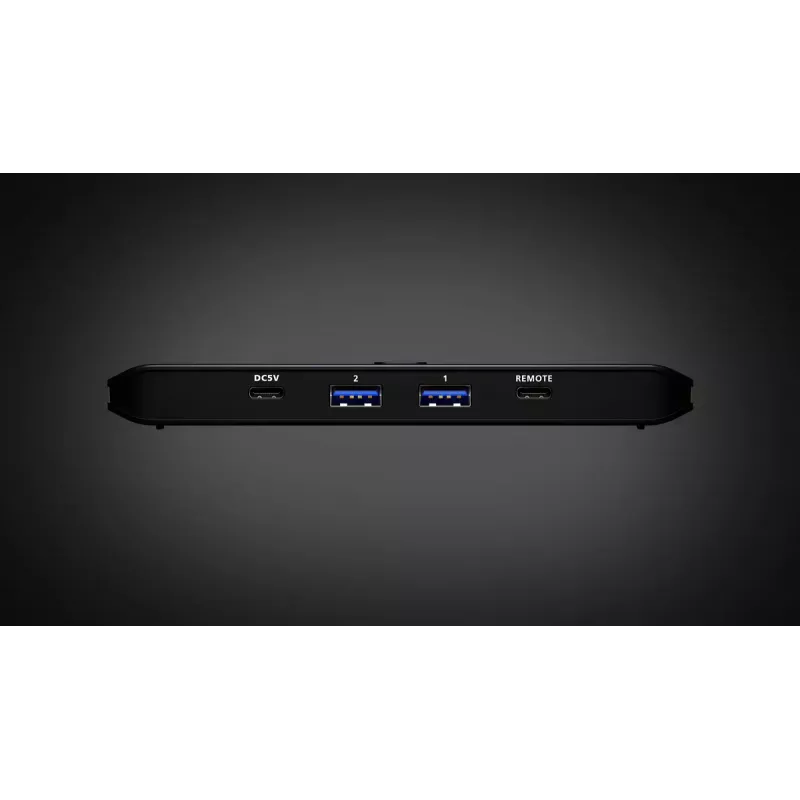 USB 3.2 Gen 1 jagamislüliti ATEN US4324 — 2x hosti 4x seadmele, USB-A/USB-C liidesed, 5 Gbit/s