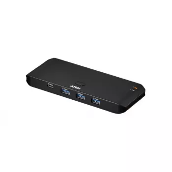 USB 3.2 Gen 1 jagamislüliti ATEN US4324 — 2x hosti 4x seadmele, USB-A/USB-C liidesed, 5 Gbit/s