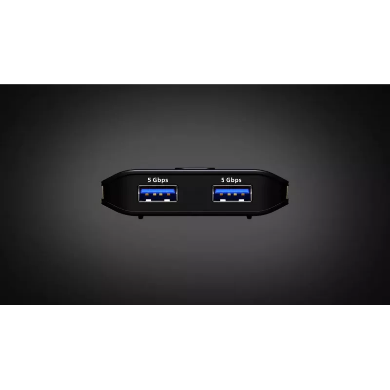 USB 3.2 Gen 1 2x2 jagamislüliti ATEN US4322 — 2 hosti / 2 seadet, Type-A