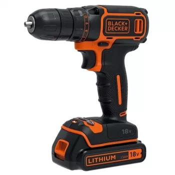 Must & Decker BDCDC18-QW puur 650 p/min Must, Oranž