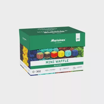 Ehitusklotsid Marioinex Mini Waffle 302 tk — virnastatav ühendatav ehituskomplekt