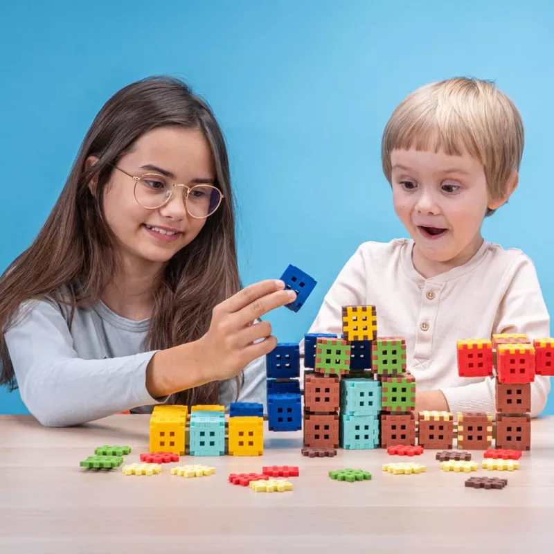 Ehitusklotsid Marioinex Mini Waffle 302 tk — virnastatav ühendatav ehituskomplekt