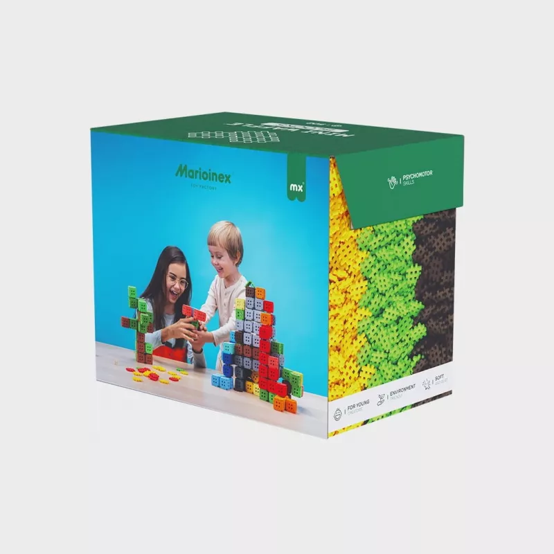 Ehitusmänguasi Marioinex Klocki Waffle Mini Blocks — 502 tk