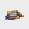 Ehitusklotsid Marioinex Mini Waffle 406 tk — ehituskomplekt loovaks mänguks