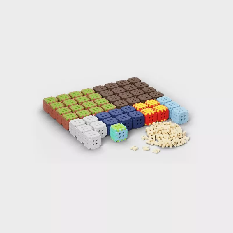 Ehitusklotsid Marioinex Mini Waffle 406 tk — ehituskomplekt loovaks mänguks