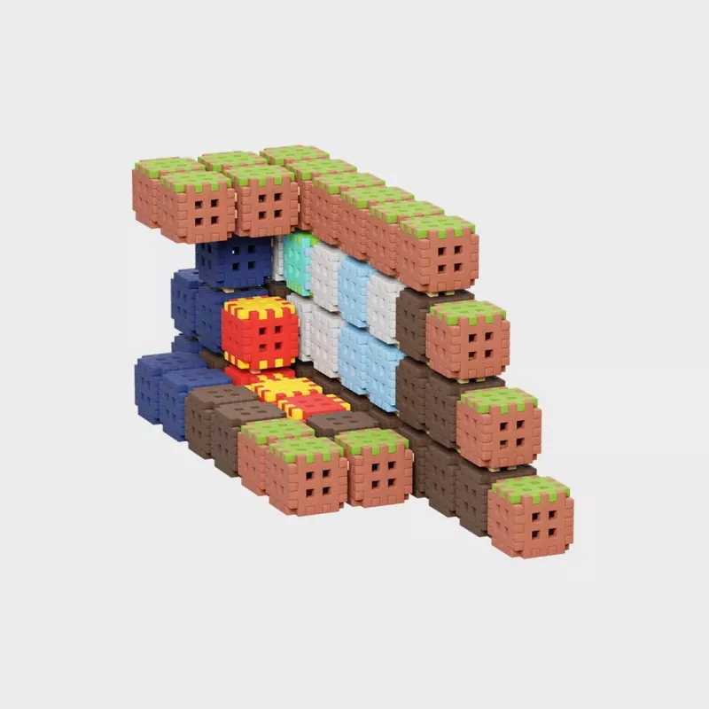 Ehitusklotsid Marioinex Mini Waffle 406 tk — ehituskomplekt loovaks mänguks