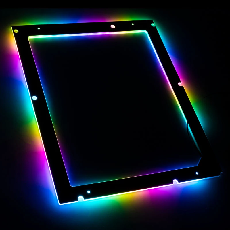 Lamptron ATX emaplaadi ARGB LED raam - must