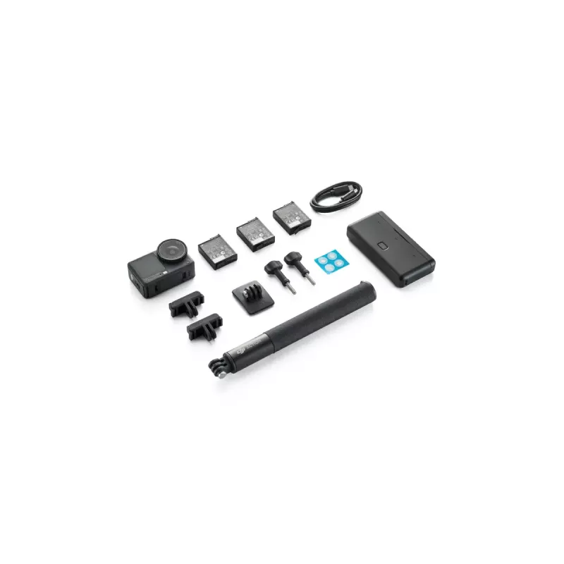 Action camera DJI Osmo Action 6 Adventure Combo — 38 MP, 4K Ultra HD, 1/1,1-tolline CMOS, 155° vaateväli, 2x digitaalne suum