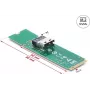Muundur M.2 Key M → 1× SFF-8654 4i DELOCK 64361