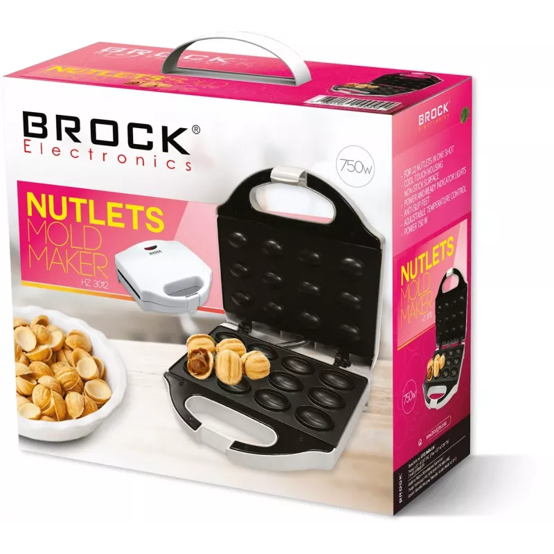 Küpsisemasin Brock Electronics HZ 3012 12 küpsist 750 W valge