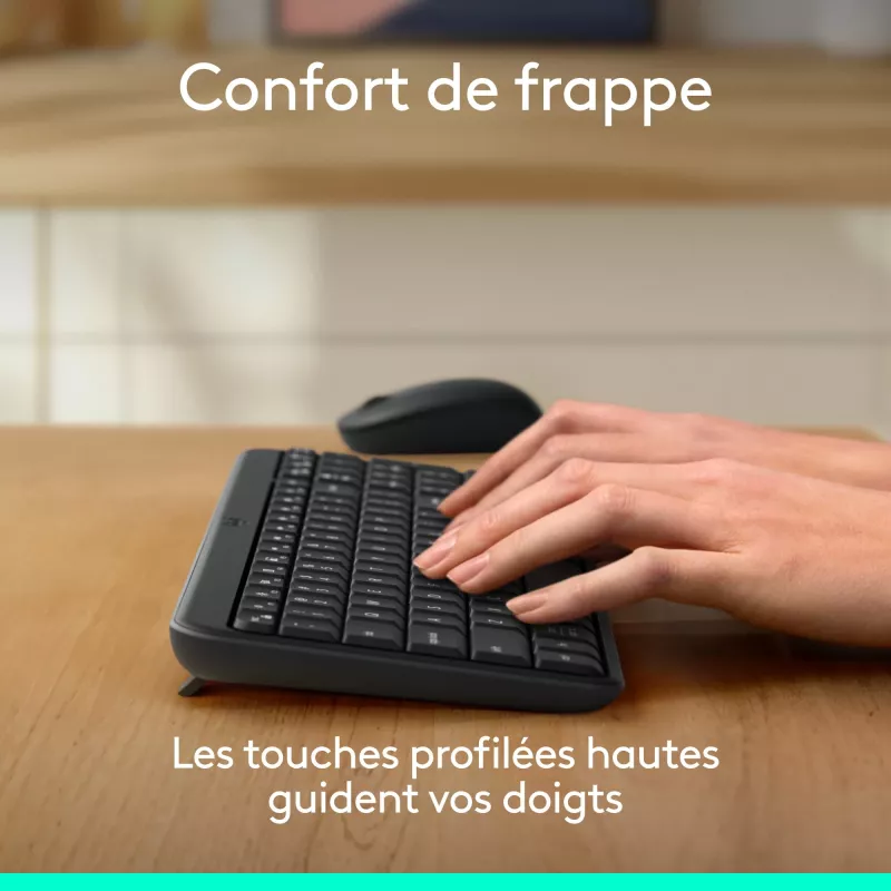 Logitech MK250 - klaviatuuri ja hiire komplekt - juhtmevaba