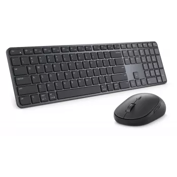Dell Pro 7 Slim klaviatuur ja hiir | KM726 | Klaviatuuri ja hiire komplekt | Juhtmevaba | Hiir kaasas | Vene | Bluetooth | Must
