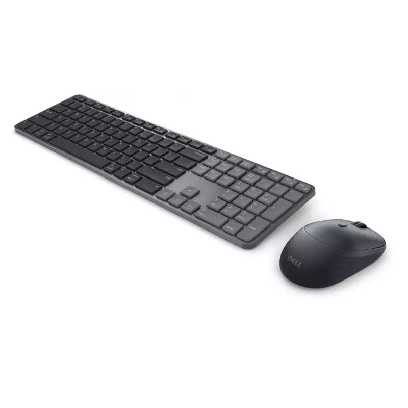 Dell Pro 7 Slim klaviatuur ja hiir | KM726 | Klaviatuuri ja hiire komplekt | Juhtmevaba | Hiir kaasas | Vene | Bluetooth | Must