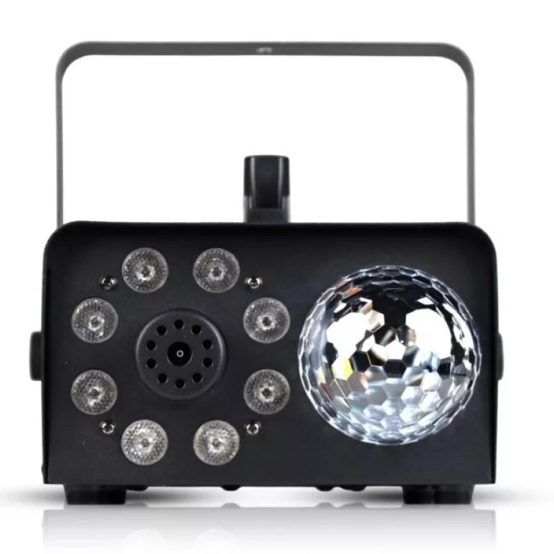 LIGHT4ME FOG 600W LED BALL - Suitsu/Udu masina suitsu valgustusefekt/diskokera, Juhtmevaba kaugjuhtimispult