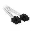 Corsair Premium varrukatel 2x 8-pin to 12V-2x6-kaabel, tüüp-4 toiteallikale - valge