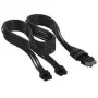 Corsair premium-punutud 2x 8-Pin to 12V-2x6-Cable, Type-5 toiteplokile - must