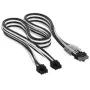 Corsair premium-punutud 2x 8-Pin to 12V-2x6-Cable, Type-5 toiteplokile - must/valge