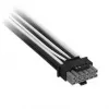 Corsair premium-punutud 2x 8-Pin to 12V-2x6-Cable, Type-5 toiteplokile - must/valge