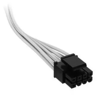 Corsair premium-punutud 8-Pin-ATX-kaabel, Type-5 toiteplokile - valge