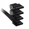 Corsair premium-punutud 4x SATA-toitekaabel, tüüp-5 toiteplokile – must