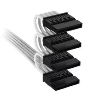 Corsair premium-punutud 4x SATA-toitekaabel, Type-5 toiteallikale - Valge
