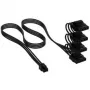 Corsair premium-punutud 4x 4-Pin-Molex-Cable, Type-5 toiteplokile - Must