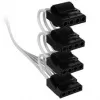 Corsair premium-punutud 4x 4-Pin-Molex-Cable, Type-5 toiteploki jaoks – valge