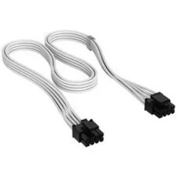 Corsairi kaabel, Type 4, EPS/ATX12V, 8-kontaktiline (4+4), 750 mm, individuaalselt ümbrisetega – valge