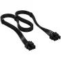 Corsair kaabel, Type 4, PCIe toiteühendus, 8-kontaktiline (6+2), 650 mm, eraldi ümbrises – must