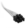 Corsair kaabel, Type 4, PCIe Power Connector, 8-pin (6+2), 650mm, individually sleeved - valge