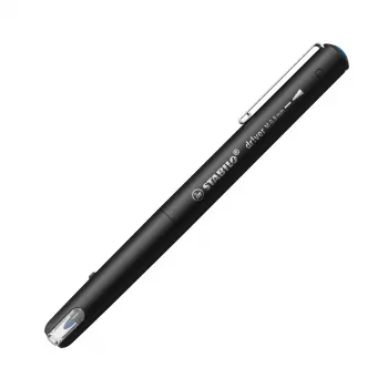 Fineliner pliiats Stabilo dr!ver Medium (0,8 mm) — Sinine tint, must korpus
