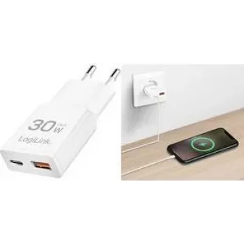 Logilink PA0348 Toiteadapter Valge