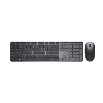 Dell Pro 7 Slim KM726 | Klaviatuuri ja hiire komplekt | Juhtmevaba | Hiir kaasas | Patareid kaasas | Leedu | Juhtmevaba ühendus | Must