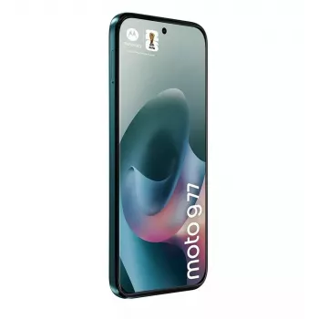 Nutitelefon Motorola G77 5G 12/256GB Shaded Spruce — 6,78-tolline 120 Hz pOLED, Dimensity 6400, 108+8 MP, NFC, IP64