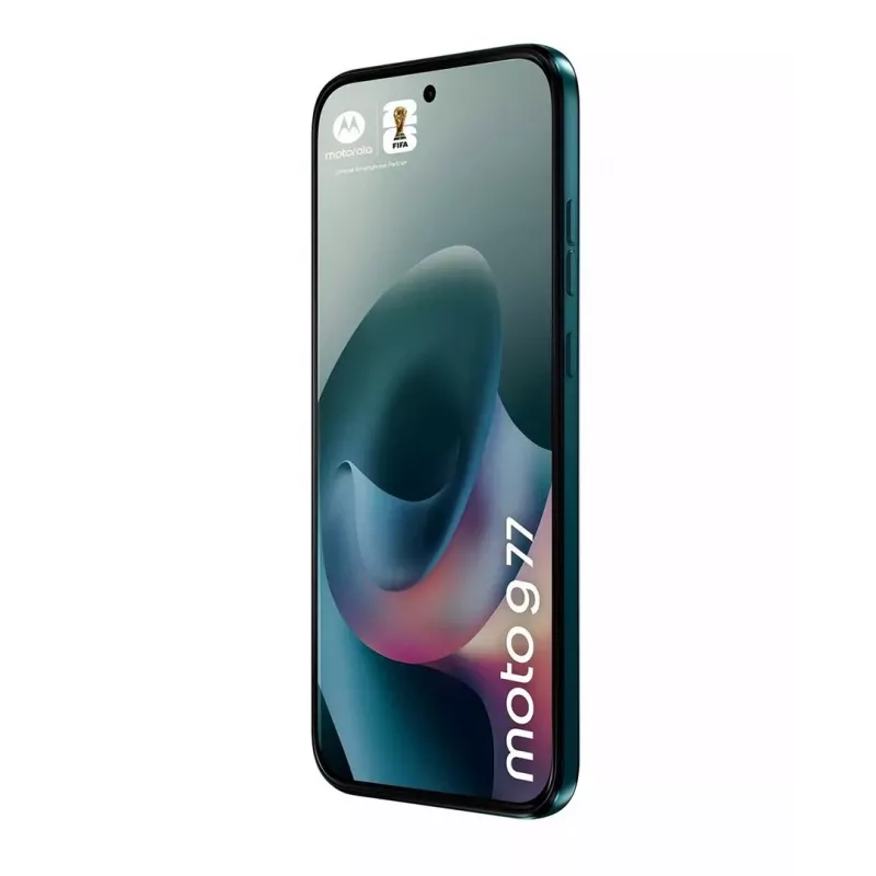 Nutitelefon Motorola G77 5G 12/256GB Shaded Spruce — 6,78-tolline 120 Hz pOLED, Dimensity 6400, 108+8 MP, NFC, IP64