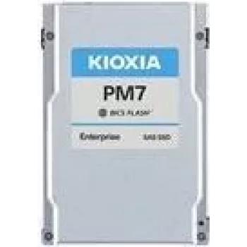 Kioxia PM7 3,84 TB 2,5-tolline SAS BiCS FLASH TLC pooljuhtketas lugemiskiirusega 4200 MB/s, kirjutamiskiirusega 3650 MB/s