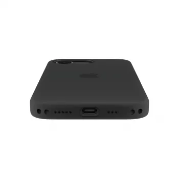 Kaitsev silikoonümbris MagSafe'iga Apple iPhone 17e jaoks — Light Moss, sobib 15,5 cm (6,1 tolli) ekraanidele