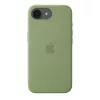 Kaitsev silikoonümbris MagSafe'iga Apple iPhone 17e jaoks — Light Moss, sobib 15,5 cm (6,1 tolli) ekraanidele